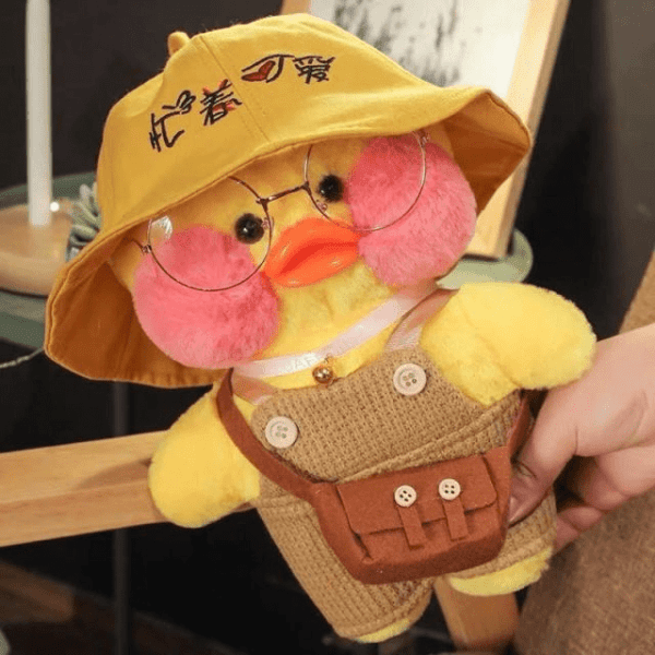 02 Lalafanfan Yellow Ducks Plush Toy JuniorHaul