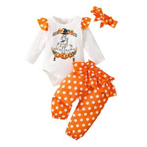 Halloween 3PCS Pumpkin Clothes Sets JuniorHaul