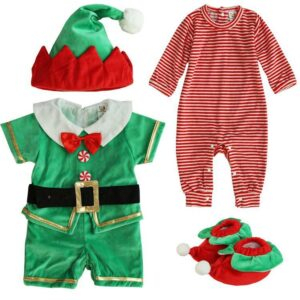 Christmas Baby Elves Jumpsuit - Image 8