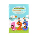 1 Number 0 to 100 with Pen 4 Books Reusable Copybook For Calligraphy Children JuniorHaul