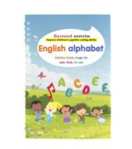 1 English with Pen 4 Books Reusable Copybook For Calligraphy Children JuniorHaul