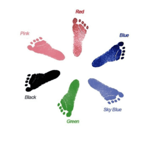 Newborn Baby DIY Hand And Footprint Ink Pads Kit - Image 4