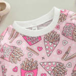 Baby Fries Print Romper JuniorHaul