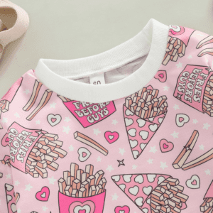 Baby Fries Print Romper JuniorHaul