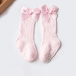 GIRLS BIG BOW LONG KID'S  SOCKS - Image 8