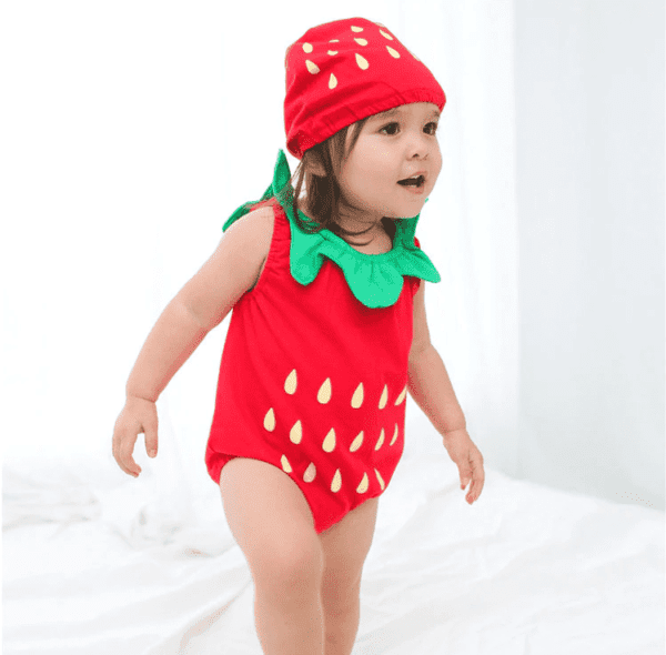Strawberry / 6-12M Summer Children Party Baby Costume JuniorHaul
