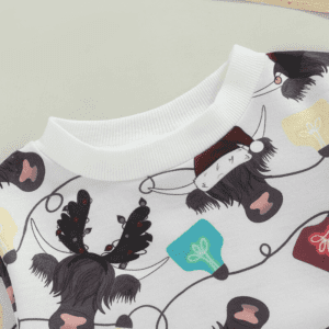 Cattle Head Christmas Romper JuniorHaul