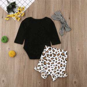 Leopard-Print Baby Romper JuniorHaul