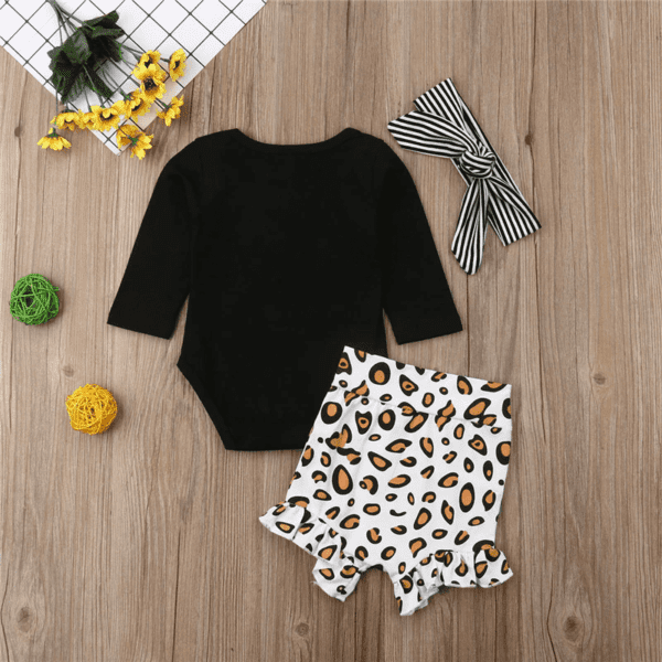 Leopard-Print Baby Romper JuniorHaul