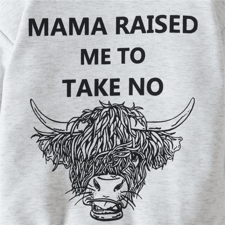 Mama Raised Me Print Romper JuniorHaul