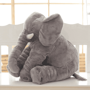 GREY Peekaboo Baby Elephant Toy JuniorHaul