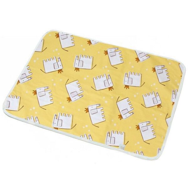Yellow elephant50x70 Baby Reusable Diaper Mat JuniorHaul