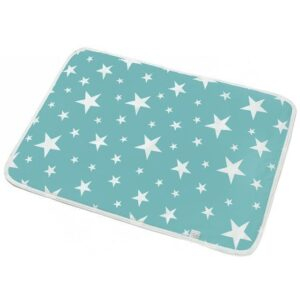 Green star 50x70cm Baby Reusable Diaper Mat JuniorHaul