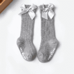 GIRLS BIG BOW LONG KID'S  SOCKS - Image 9