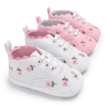 Toddler Canvas Cute Flower Sneaker Shoes - Image 7