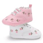 Toddler Canvas Cute Flower Sneaker Shoes - Image 6