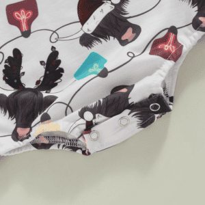 Cattle Head Christmas Romper JuniorHaul