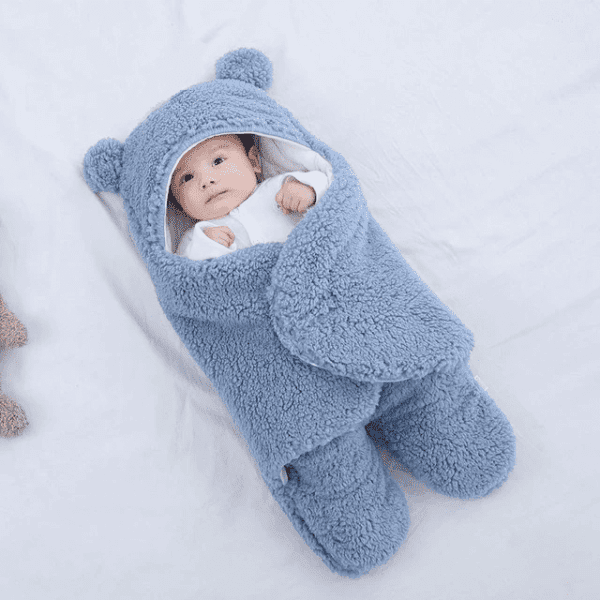 Blue / 3M Fluffy Baby Swaddle JuniorHaul