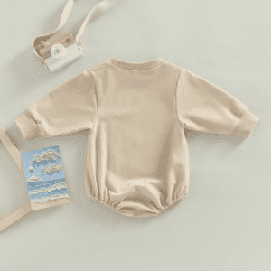 Riding Cowboy Print Romper JuniorHaul