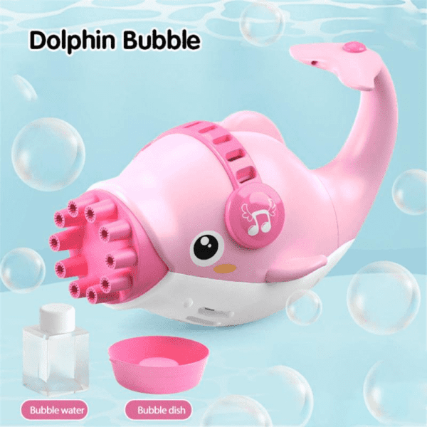Pink Dolphin Magic Bubble Machine JuniorHaul
