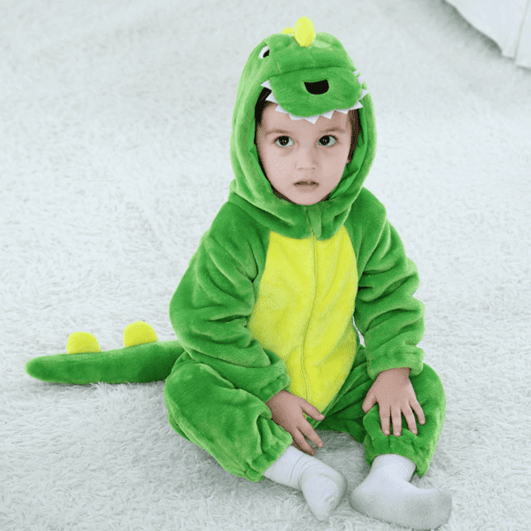 3M / GREEN Dino Baby Romper JuniorHaul