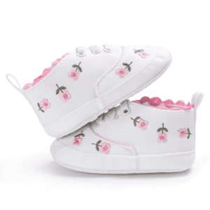 Toddler Canvas Cute Flower Sneaker Shoes - Image 13