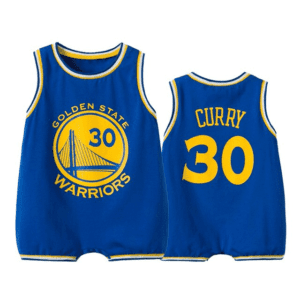 Blue Warriors 30 / 6M Basketball Sleeveless Romper JuniorHaul