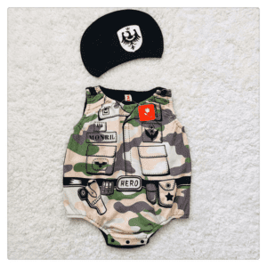 Cartoon Baby Romper With Cap - Image 28