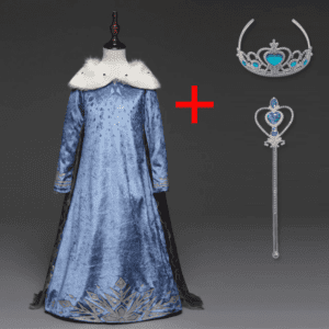 8 / 4T Elsa Cape Gown Costume JuniorHaul