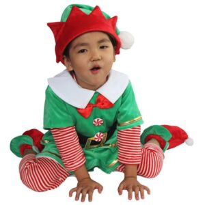 Christmas Baby Elves Onesie Jumpsuit