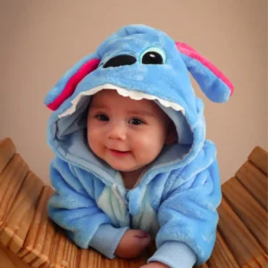 Baby Stitch Onesie | Fluffy jumpsuit - Image 3