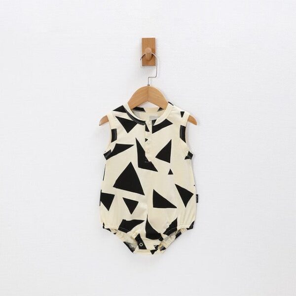 4 / 12-18M Leopard Print Cotton Outfit Baby Romper JuniorHaul