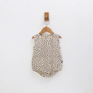 1 / 6-12M Leopard Print Cotton Outfit Baby Romper JuniorHaul