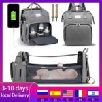 USB Port Backpack: Baby Diaper Bag with Charging Port