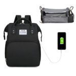 Black Baby Diaper Crib Backpacks JuniorHaul