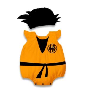 Goku / 6M Cartoon Baby Romper With Cap JuniorHaul