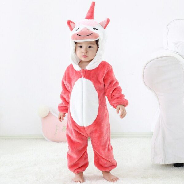 Red Unicorn Baby Jumpsuit JuniorHaul