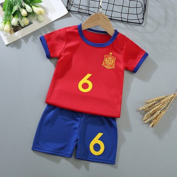 Spain 6 / 3T Football Baby Summer Suit JuniorHaul