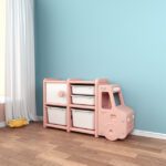2x2 pink Car Shaped Storage For Kids JuniorHaul
