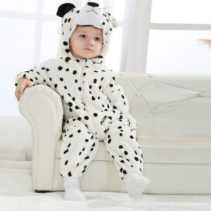 Snow Leopard Baby Jumpsuit JuniorHaul