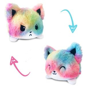 20X15X15cm 173 Cat Mood Flip Plush Toy JuniorHaul