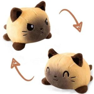 20X15X15cm 366 Cat Mood Flip Plush Toy JuniorHaul