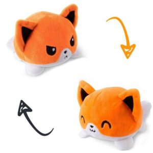 20X15X15cm 193 Cat Mood Flip Plush Toy JuniorHaul