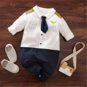 10 / 6-9M Gentleman Baby Rompers JuniorHaul