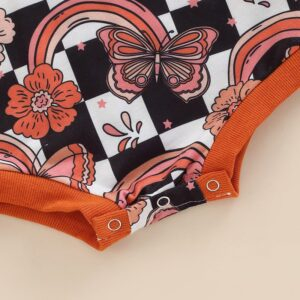 Halloween Autumn Cartoon Pumpkin Print Bodysuit JuniorHaul