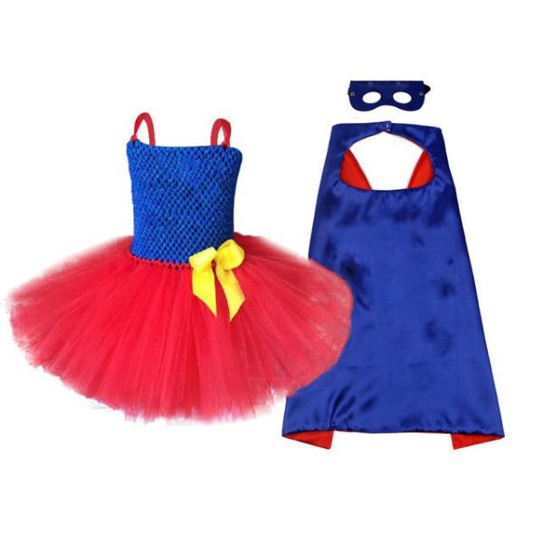 1 / L(5-6Y) Halloween Princess Evening Ball Gown Dresses Cosplay JuniorHaul