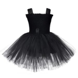 Halloween Black Mesh Cat Ball Gown Dress JuniorHaul