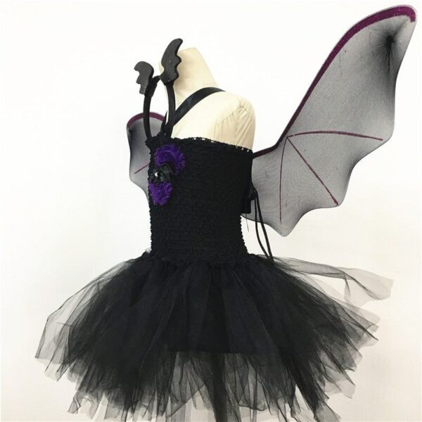 Halloween Vampire Bat Ball Gown With wings Princess Dress JuniorHaul