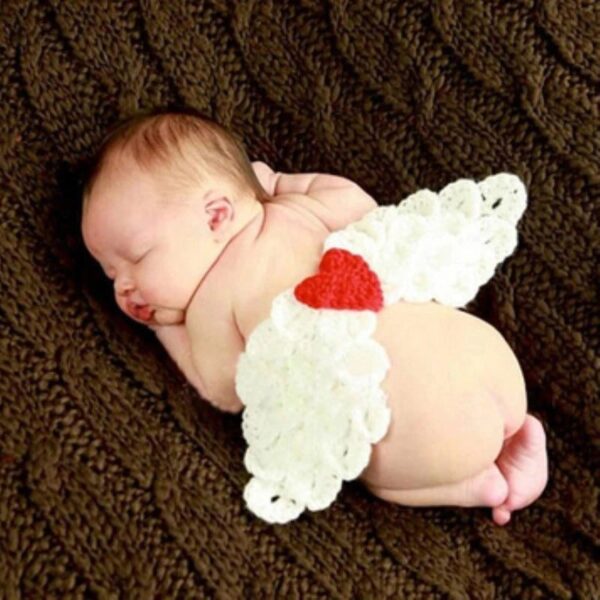 Angel wings 1254 / 0-3 months Newborn Photography Clothes JuniorHaul