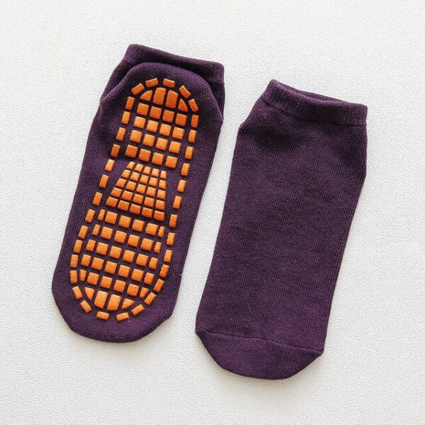 Deep purple / Adult(Plus size) Anti-Slip Sock JuniorHaul